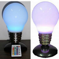 Color Changing LED Light Tabletop Bulb w/ Remote Controller